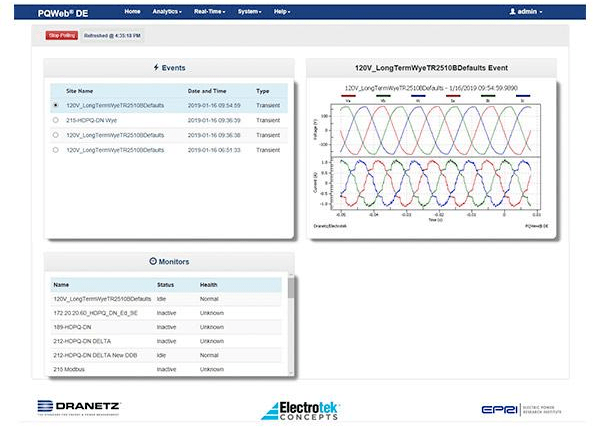 PQView DE电能质量监控分析软件Web版